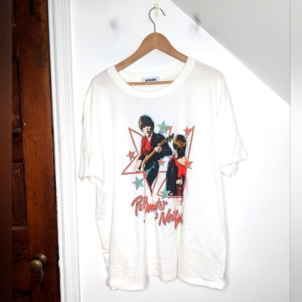 DAYDREAMER Pat Benatar Neil Giraldo Tour 2022 Graphic Band Merch Tee NEW Size XL